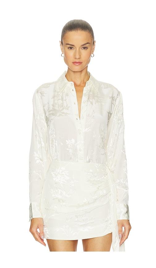 hemant and nandita oversized shirt in ivory.