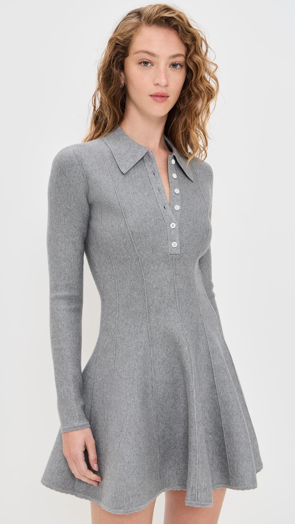 henley flared corset dress