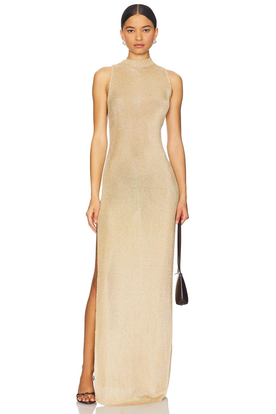 henne metallic dress