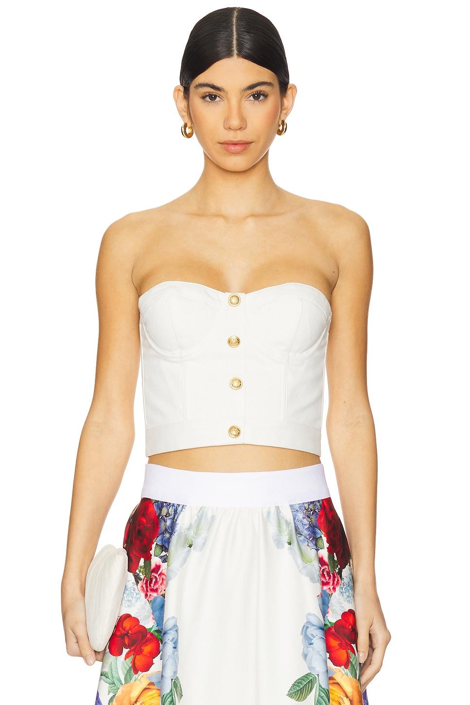 hensley bustier top