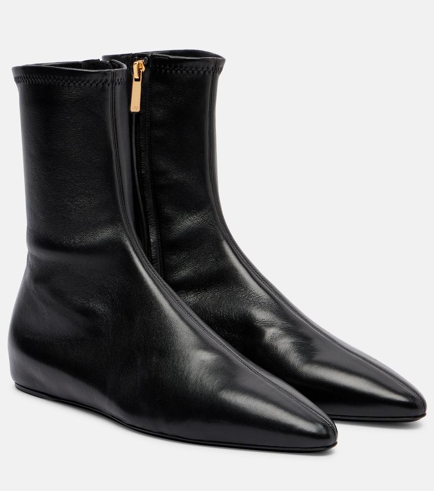herbert levine all in all 30 leather ankle boots