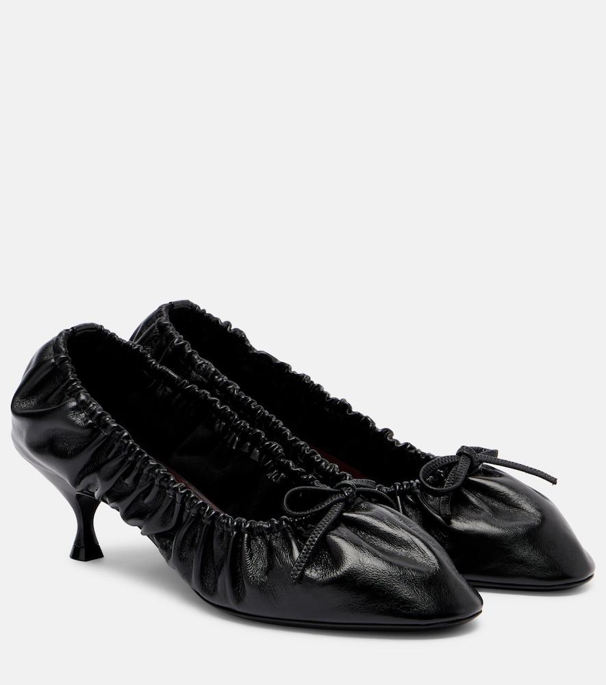 herbert levine gather around leather pumps