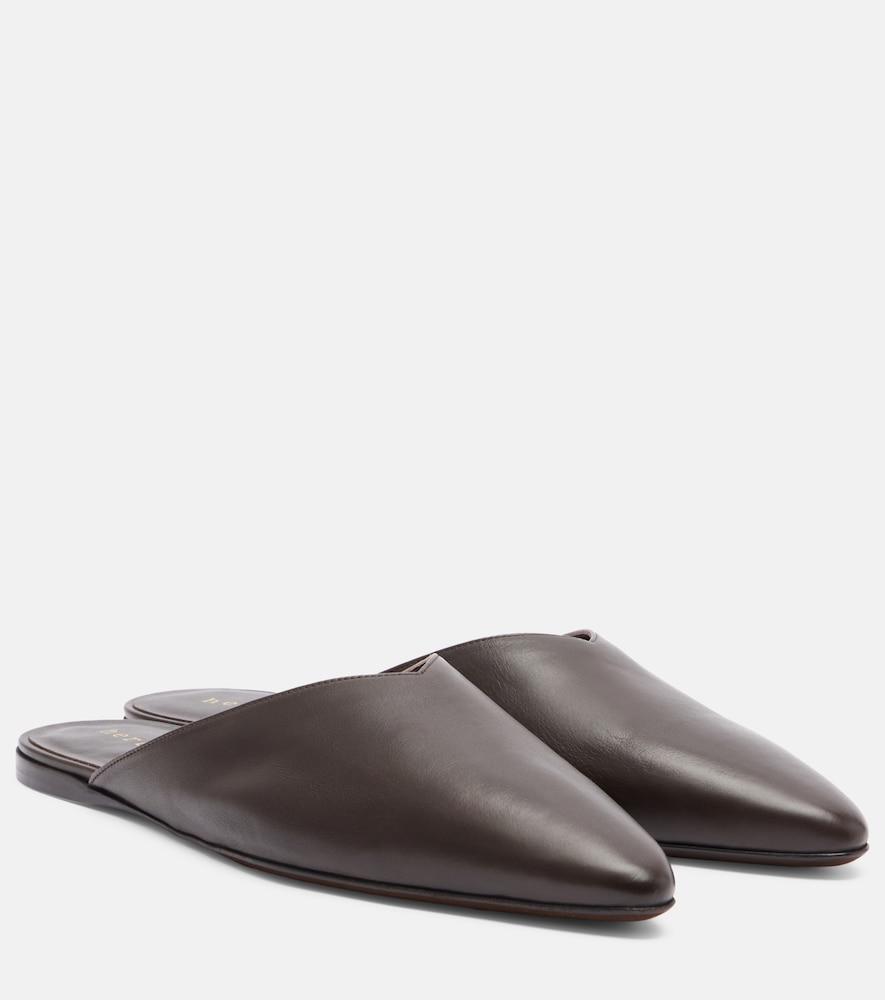 herbert levine homebody leather mules