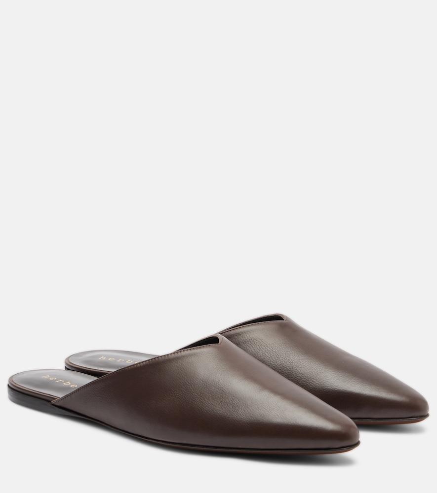 herbert levine homebody leather mules