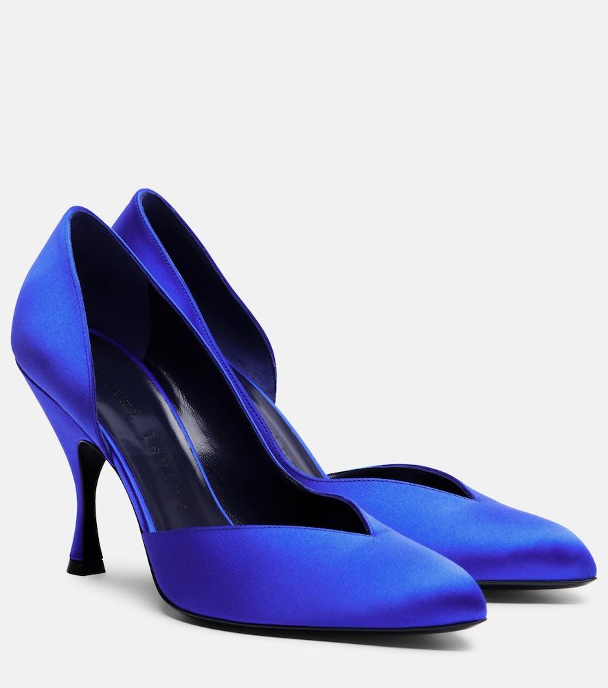 herbert levine not half bad 95 satin pumps