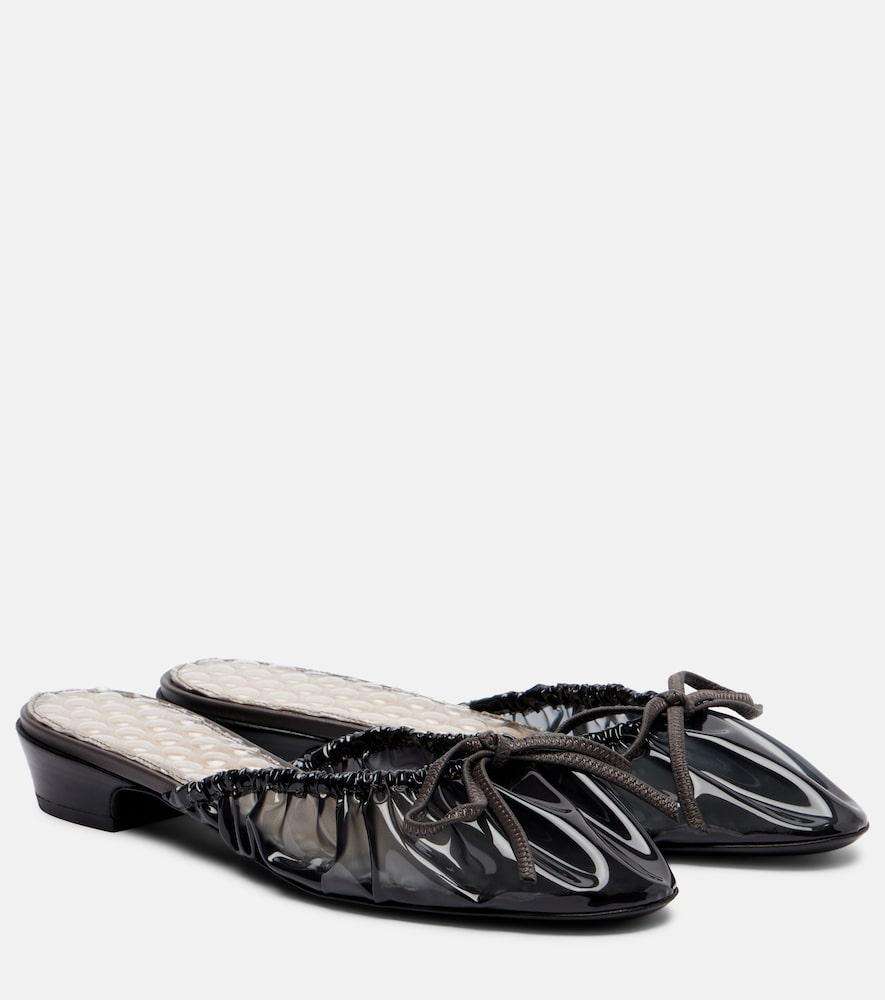 herbert levine rain check pvc mules