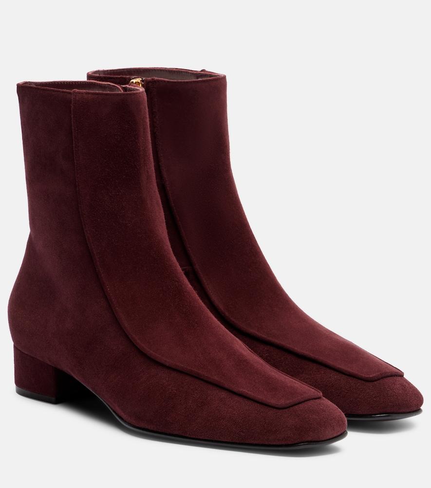 herbert levine shadow ban 30 suede ankle boots