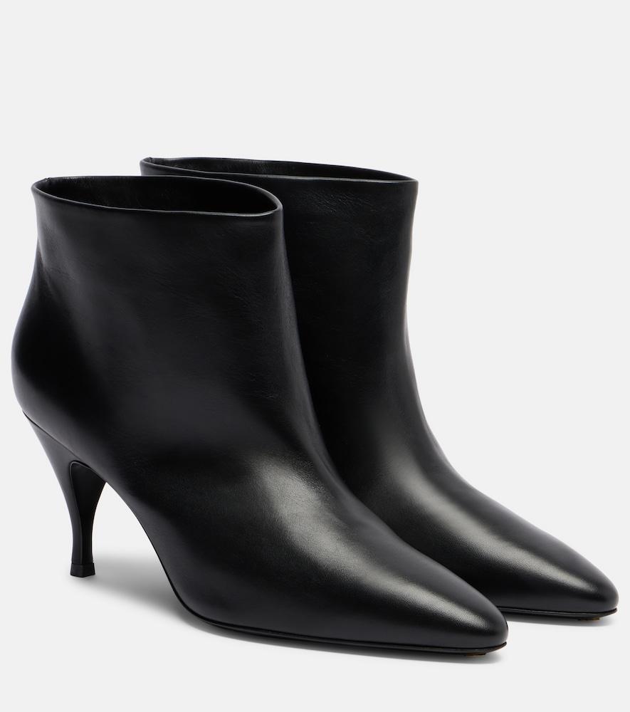 herbert levine silhouette 80 leather ankle boots