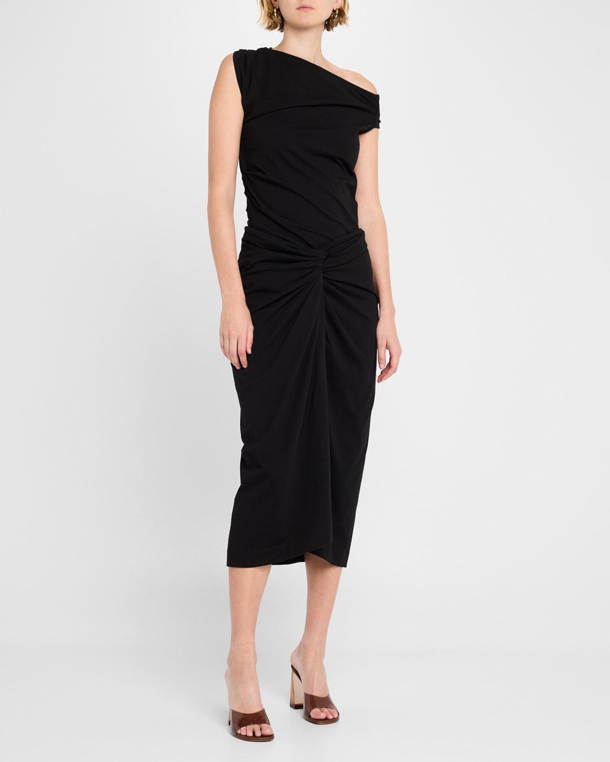 herchive twisted midi skirt