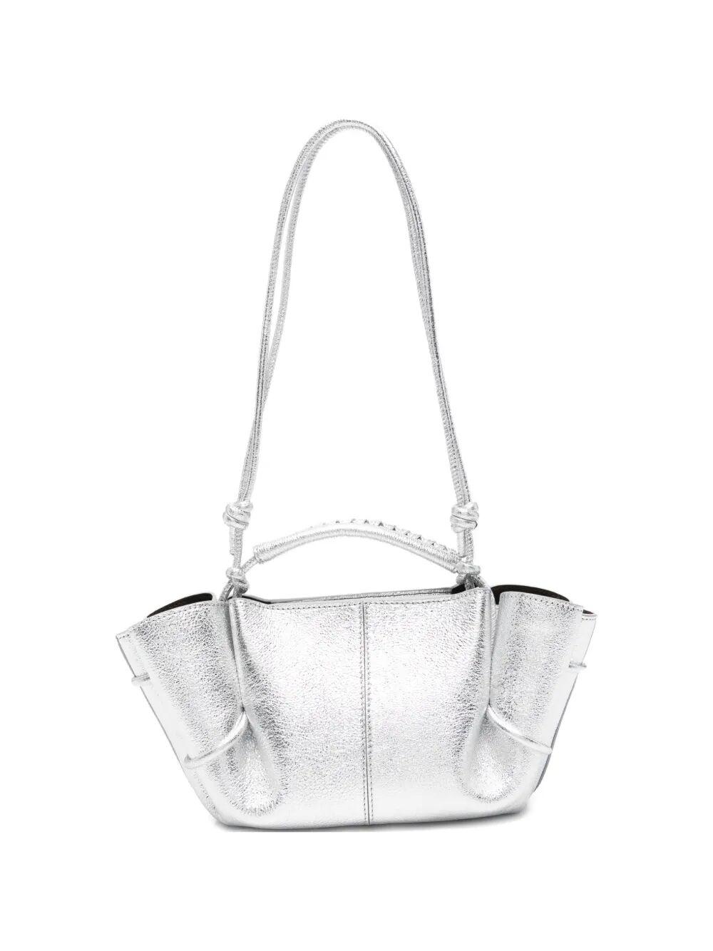 hereu arta mini metallic goat leather bag - women