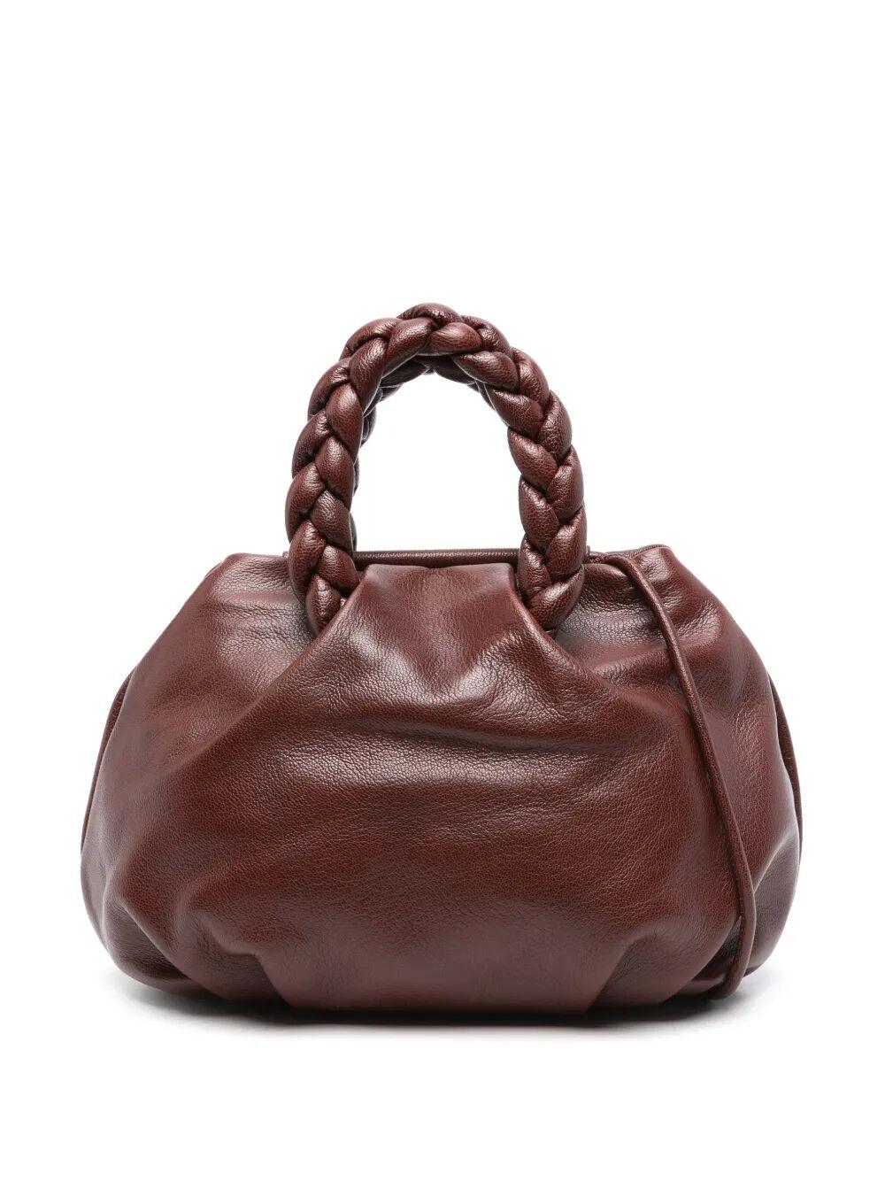 hereu bombon m brown lambskin bag - women