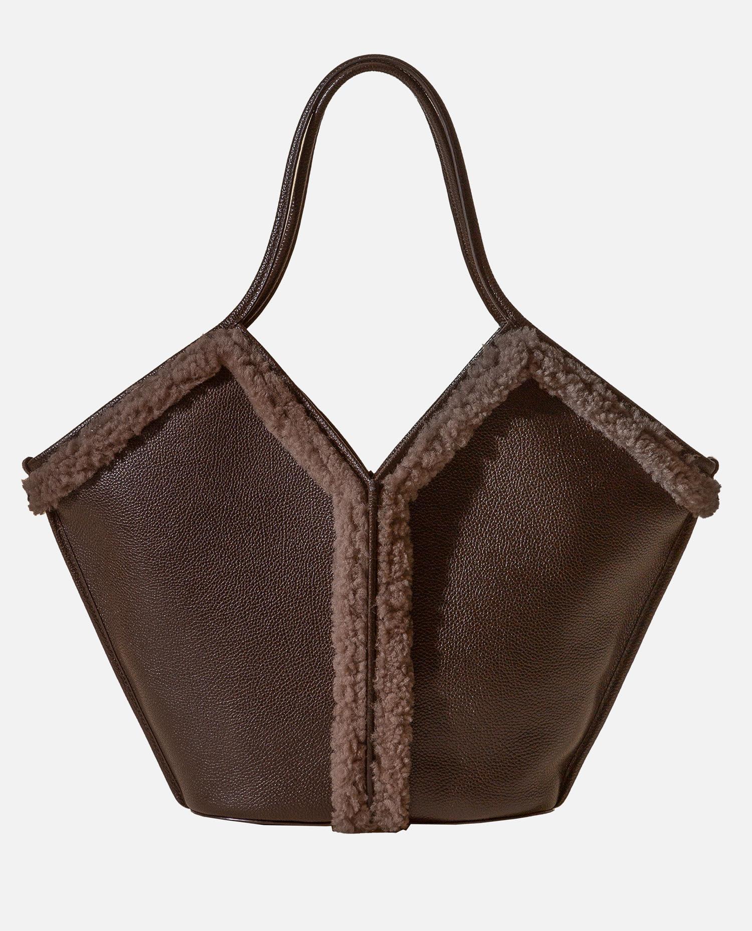 hereu calella shearling bag