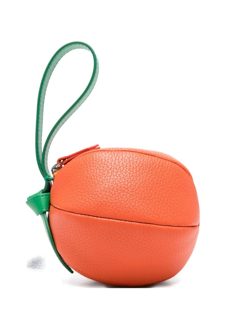 hereu wallets orange outer: calf leather - women