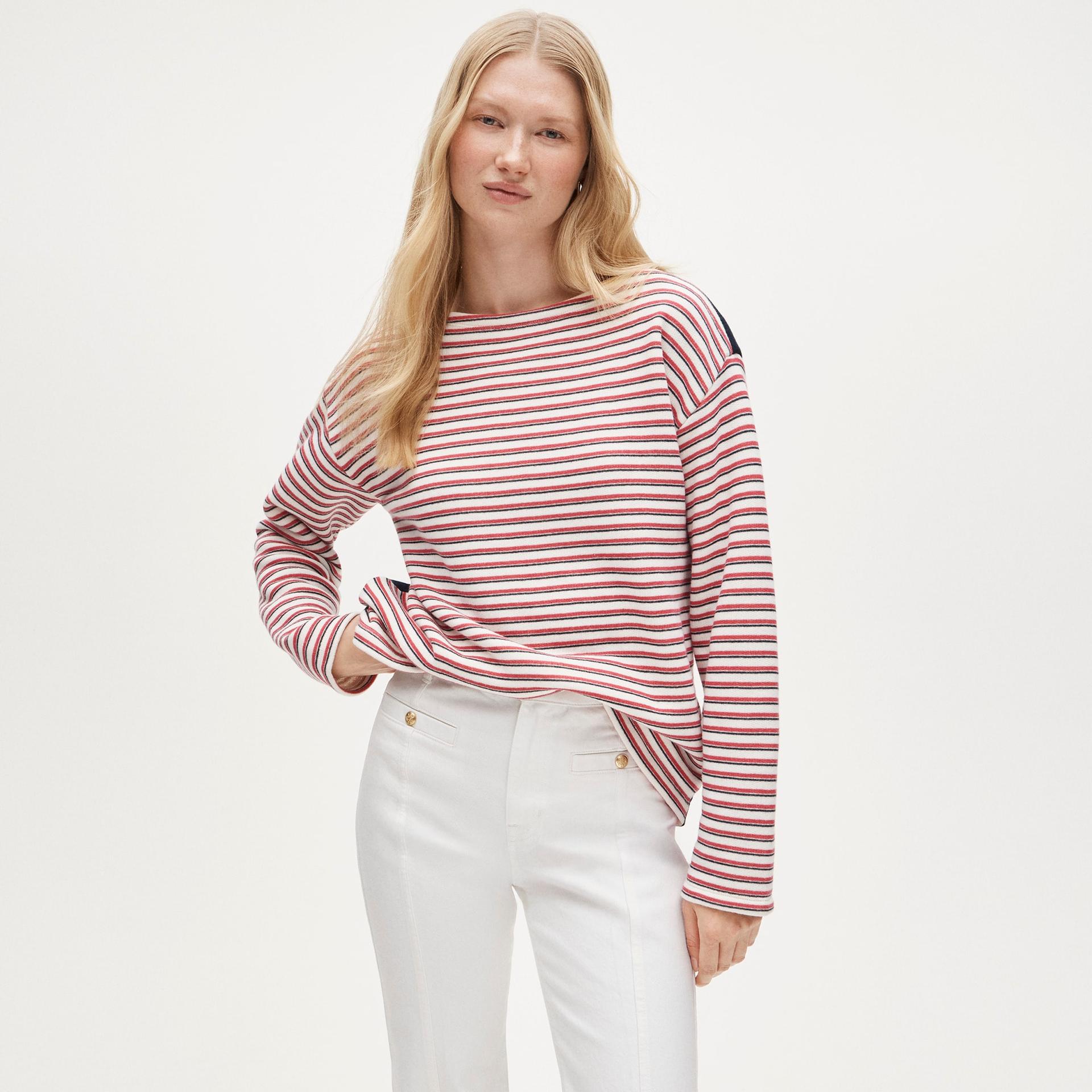 heritage terry boatneck sweatshirt