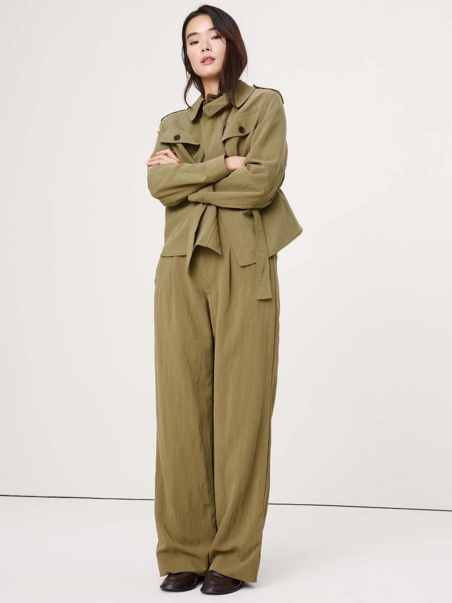 heritage wide-leg utility pant