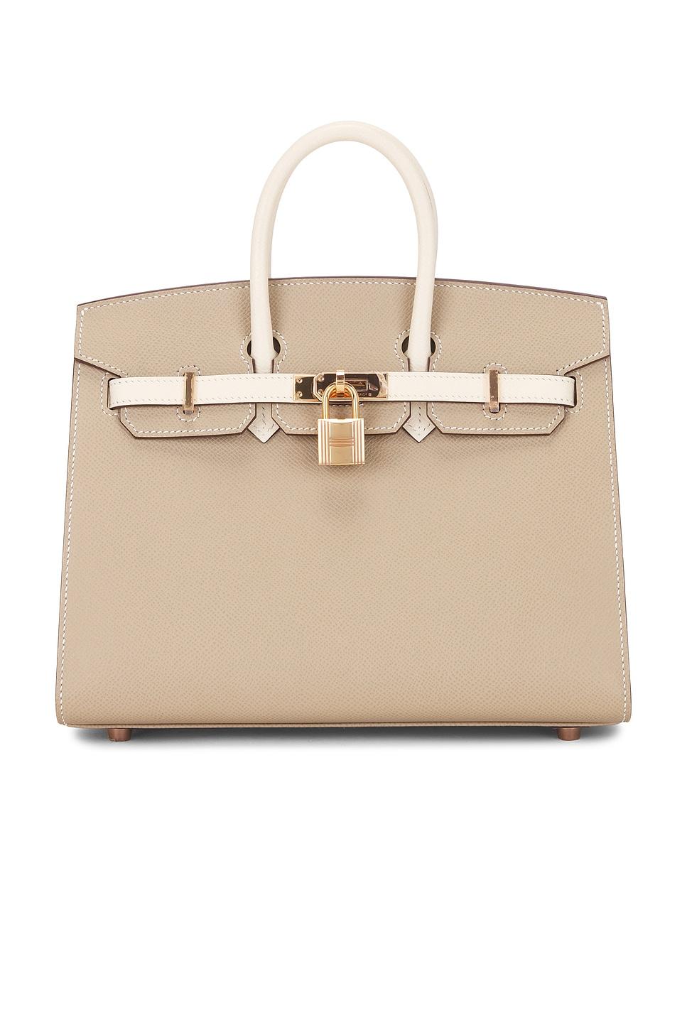 hermes epsom birkin 25 sellier handbag