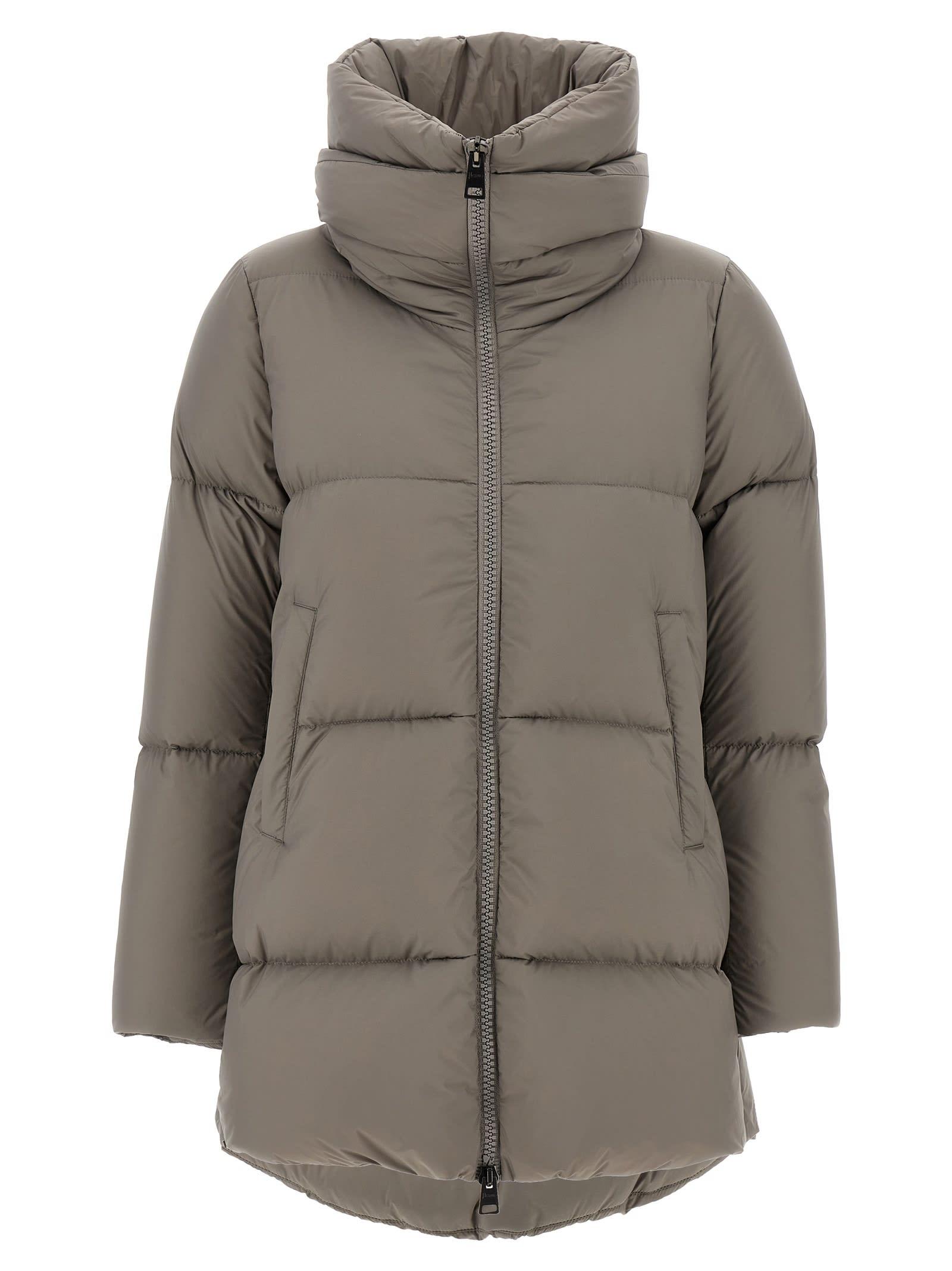 herno a-shape down jacket