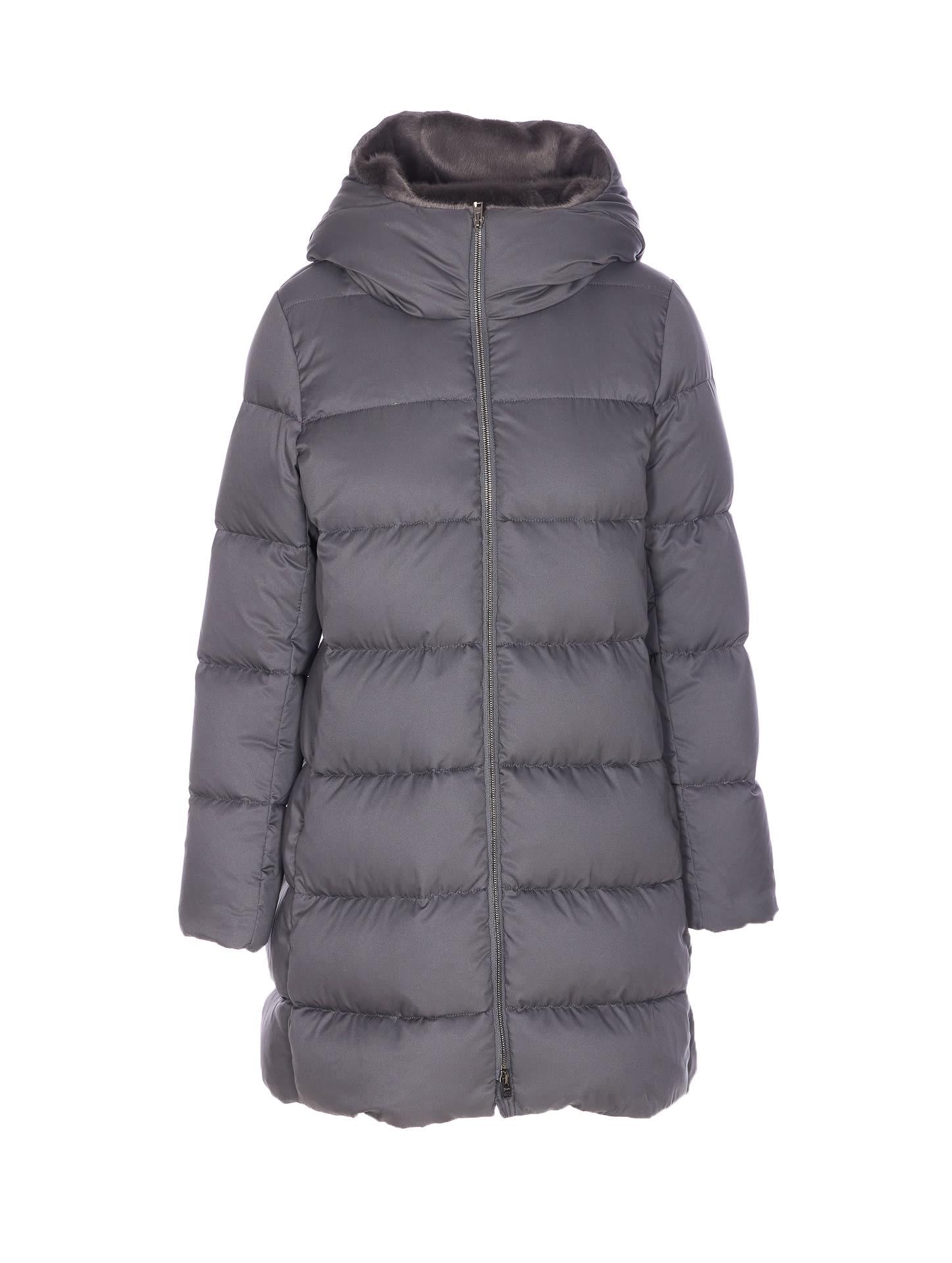 herno a-shape down jacket