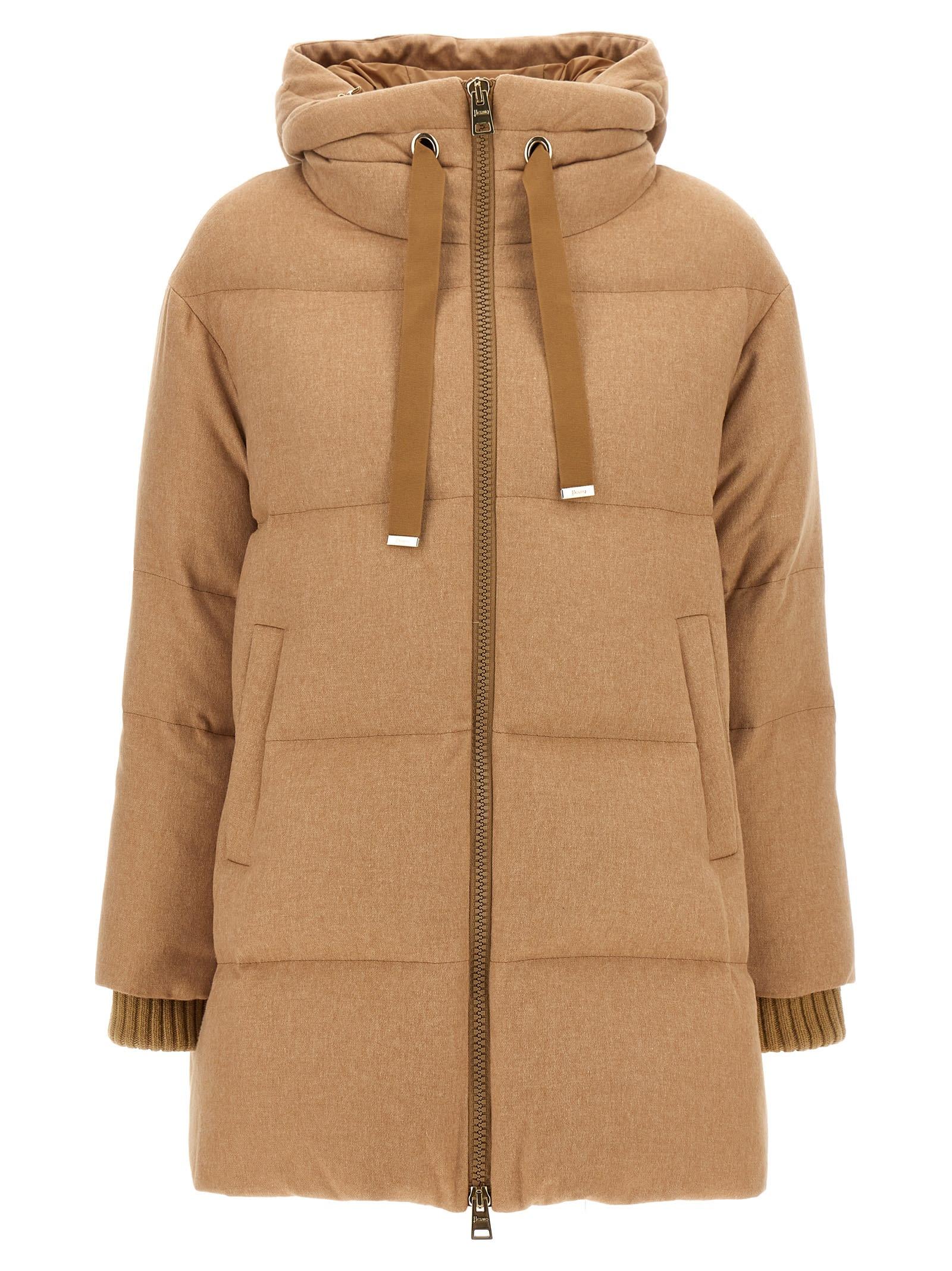 herno a-shape down jacket