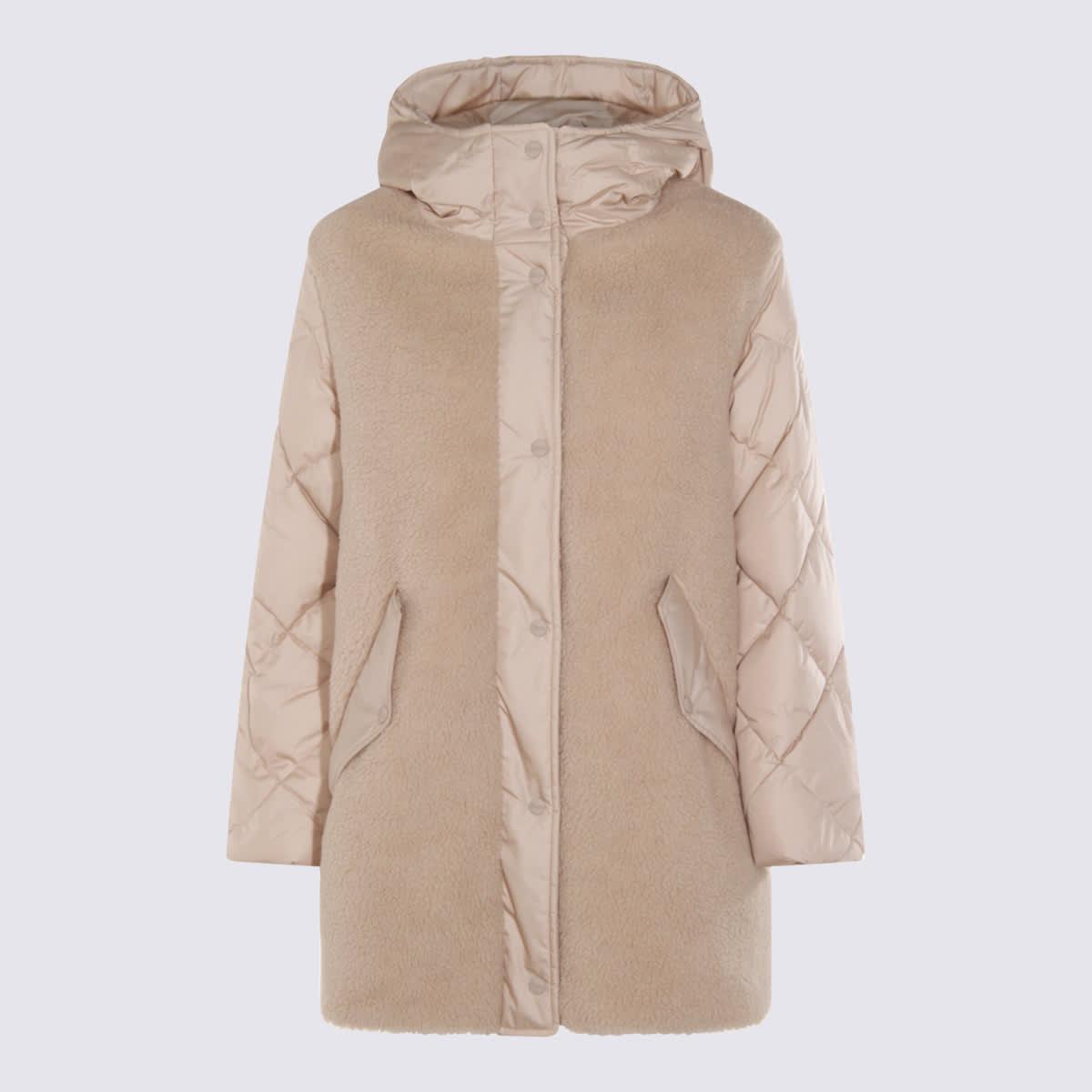 herno beige down jacket