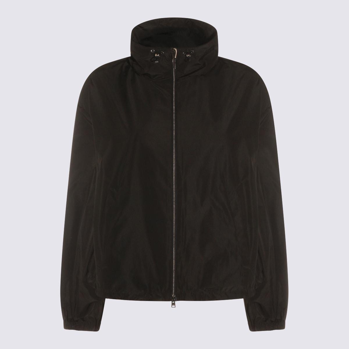 herno black casual jacket