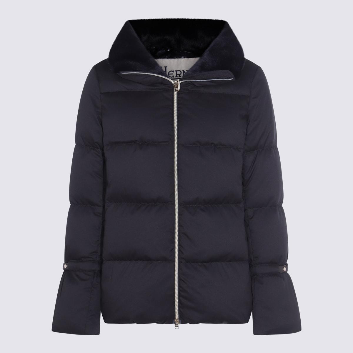 herno black down jacket