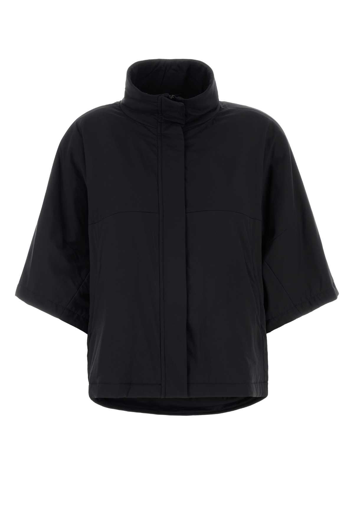 herno black nylon jacket
