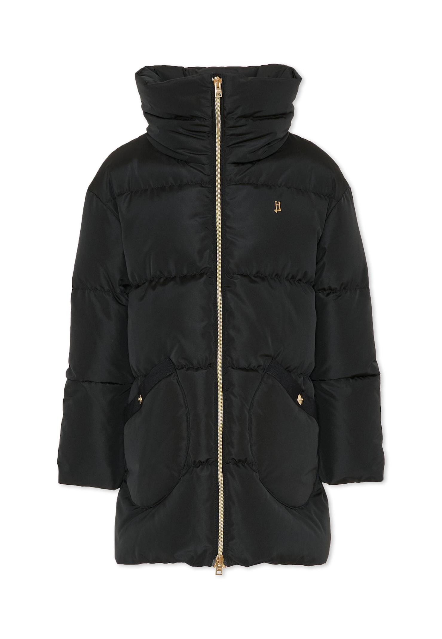 herno black padded jacket for girl