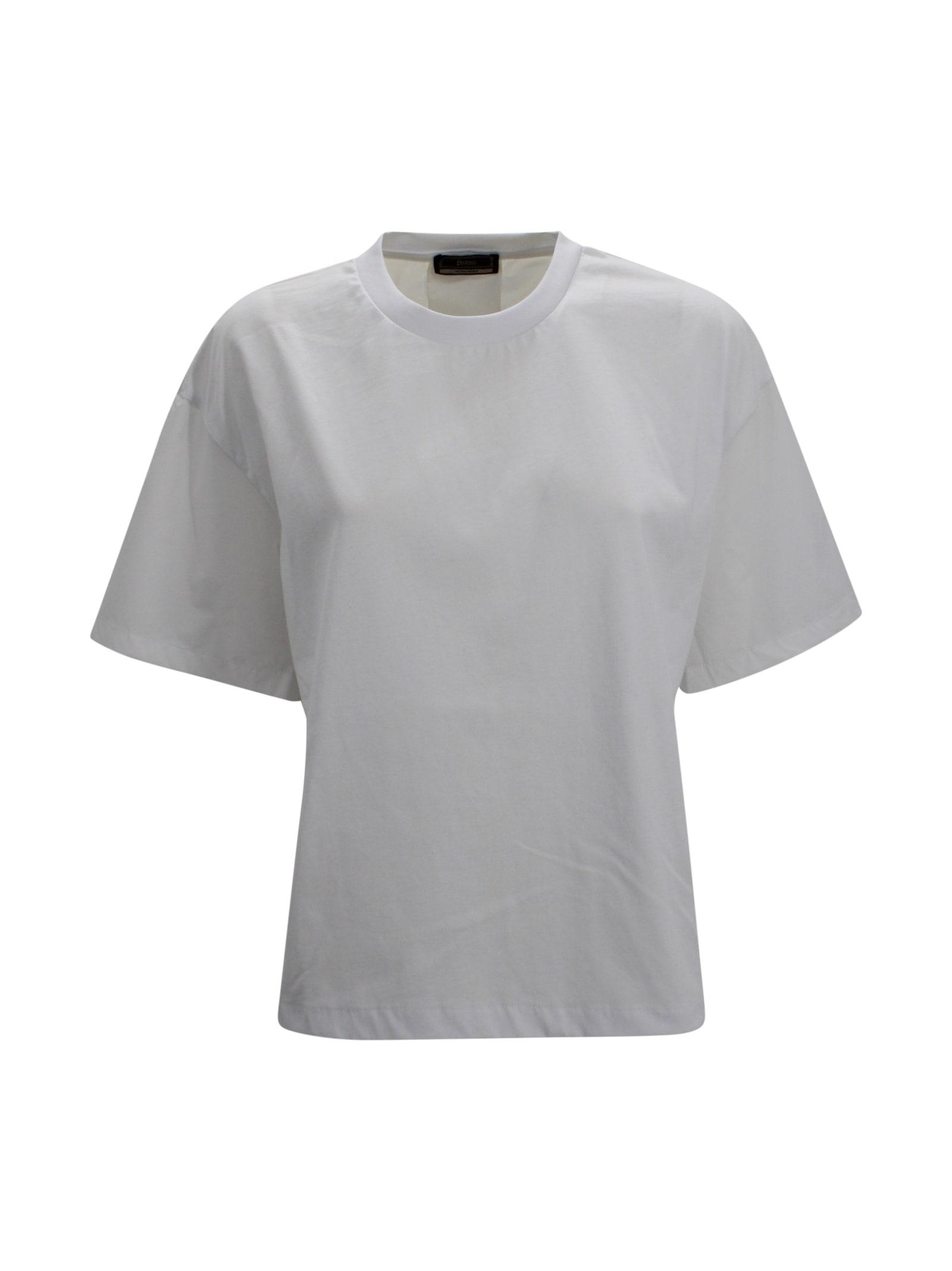 herno compact jersey and nylon maestro t-shirt