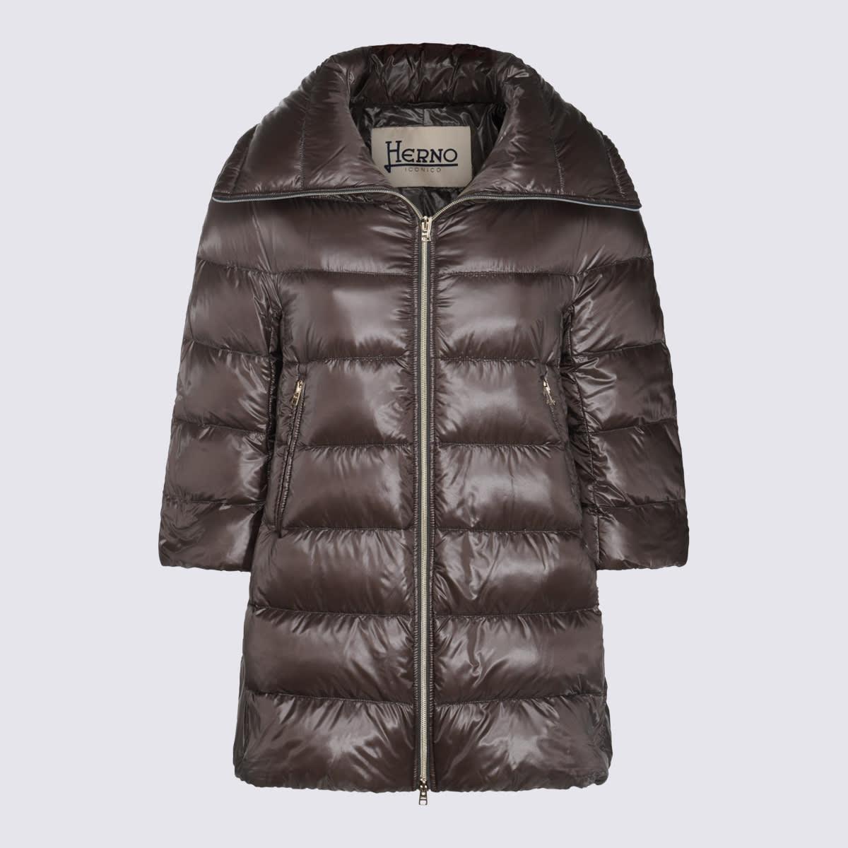 herno dark grey cleofe down jacket