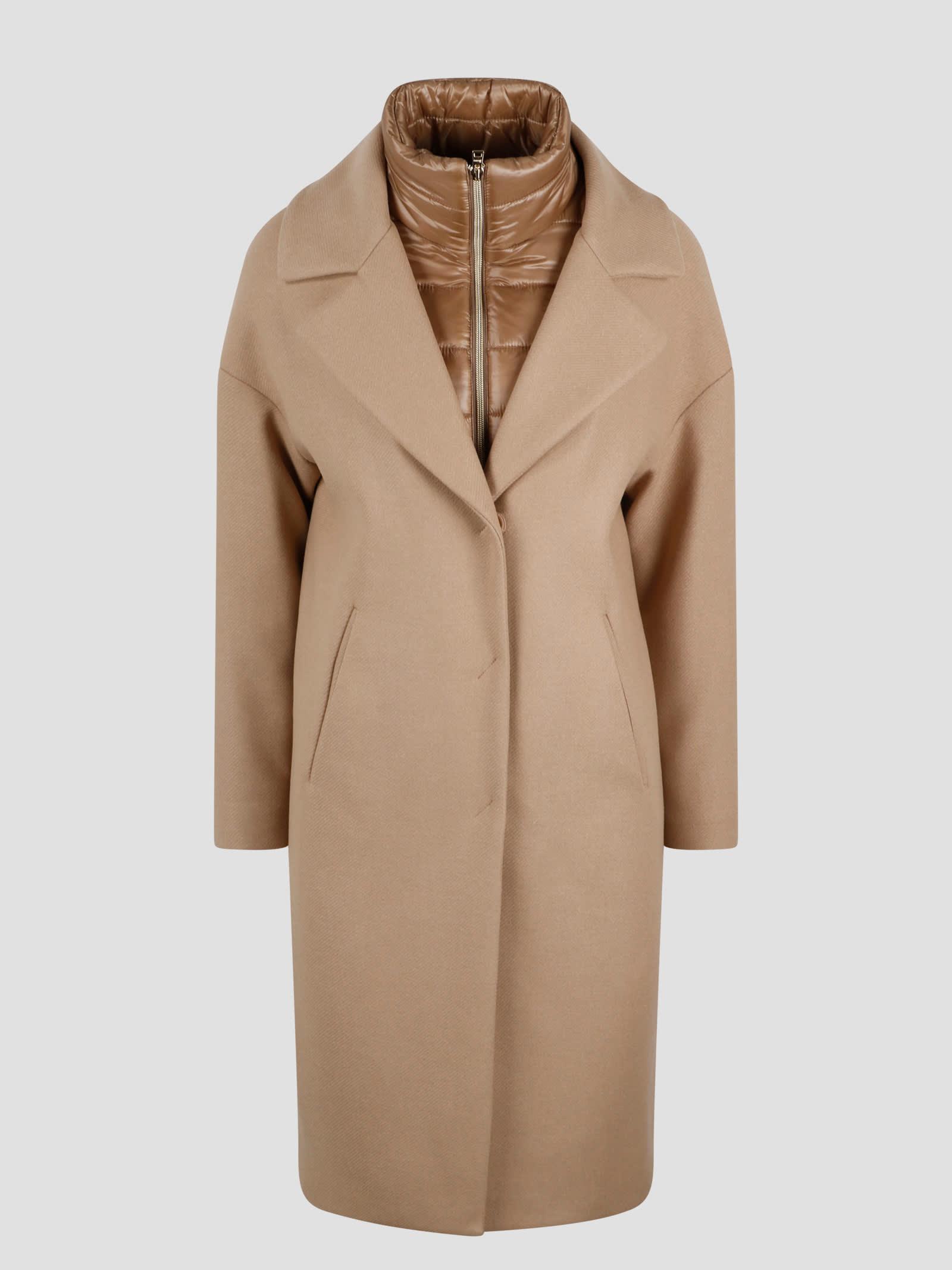 herno double-front coat