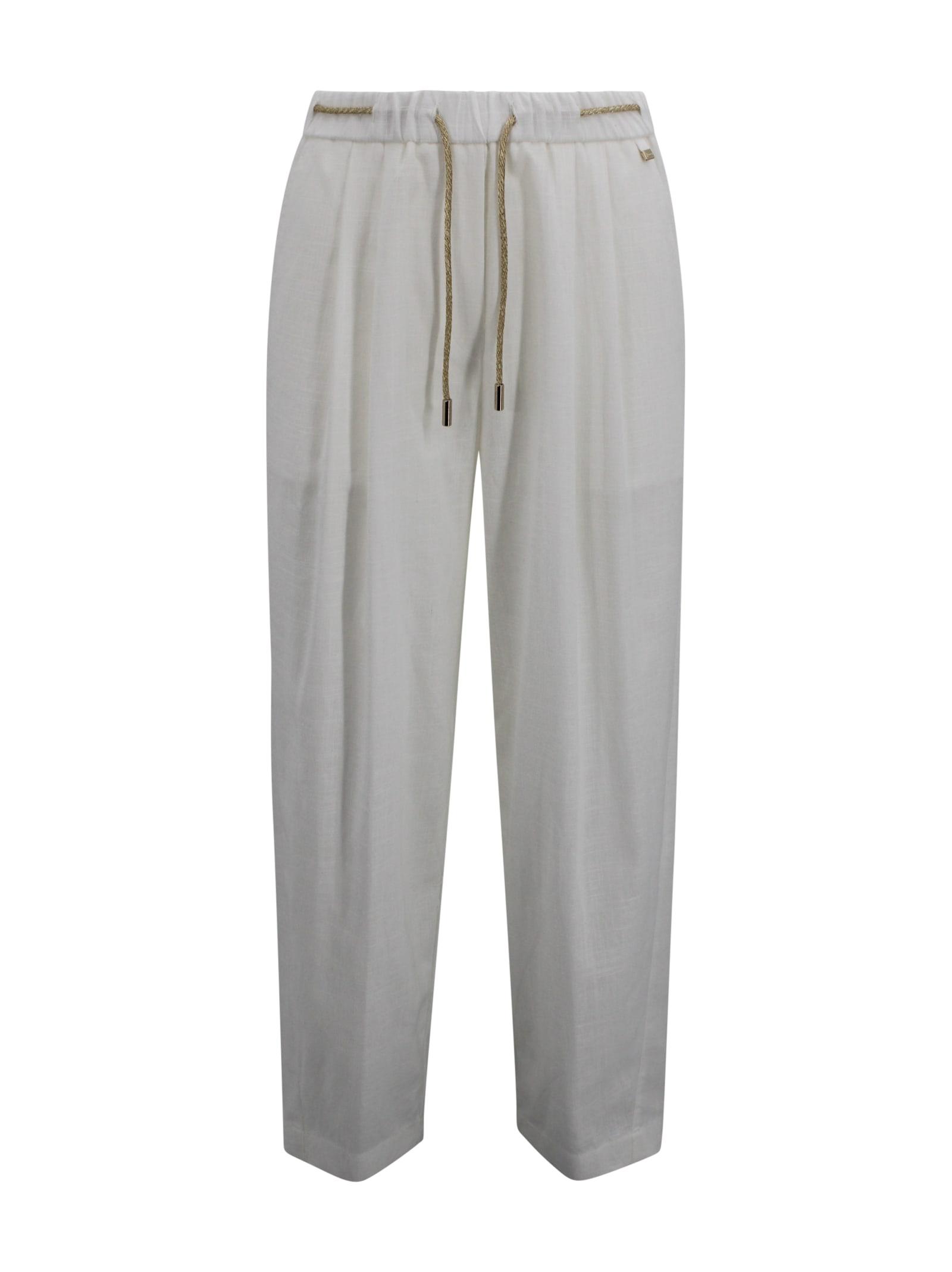 herno drawstring-detail trousers