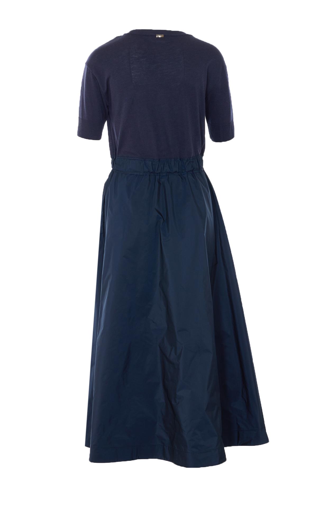 herno dresses blue polyester - women