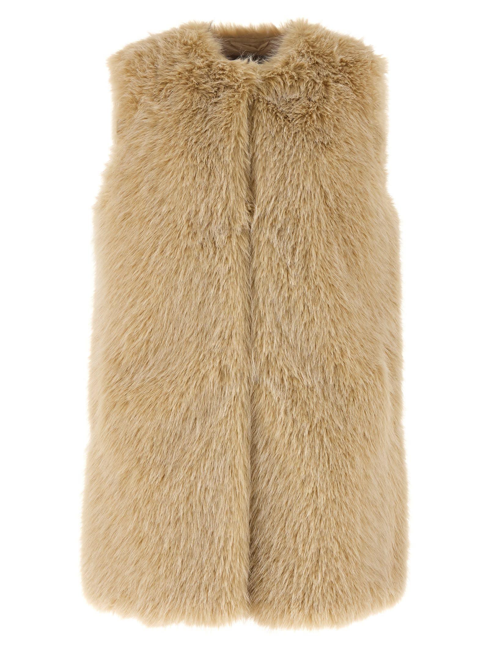 herno faux fur vest