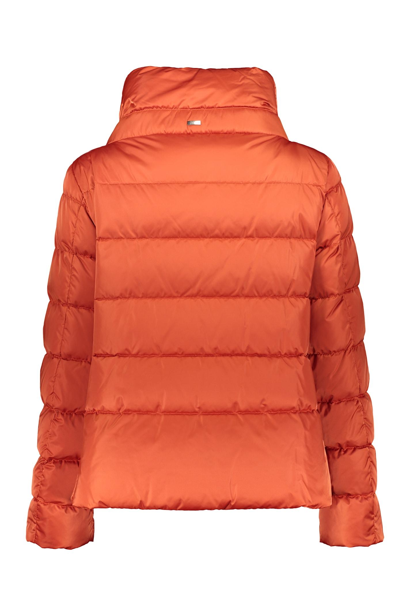 herno full zip down jacket