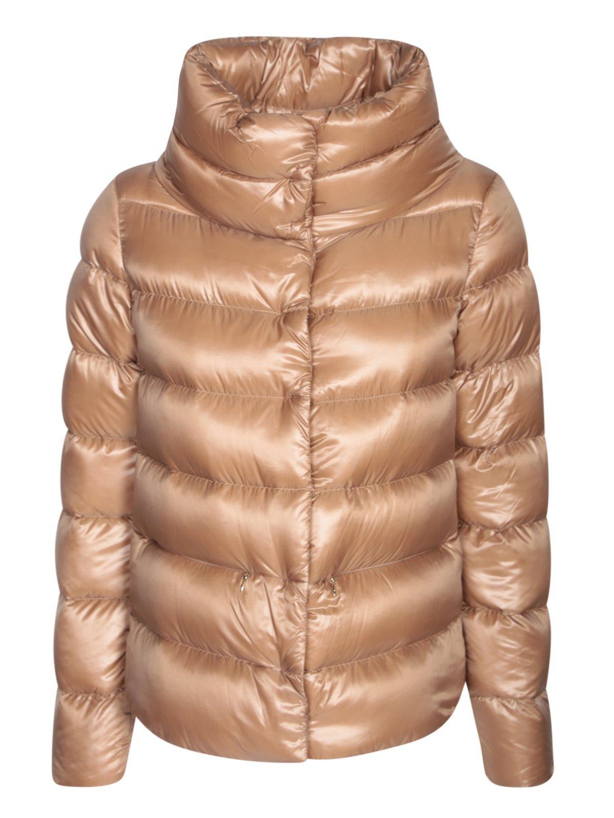 herno funnel neck padded down jacket