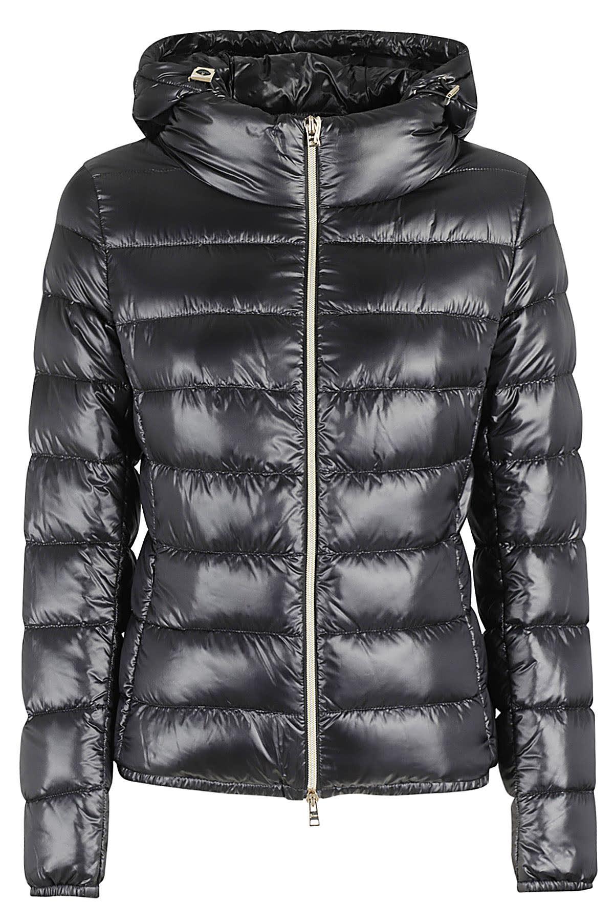 herno giada hooded quilted down jacket