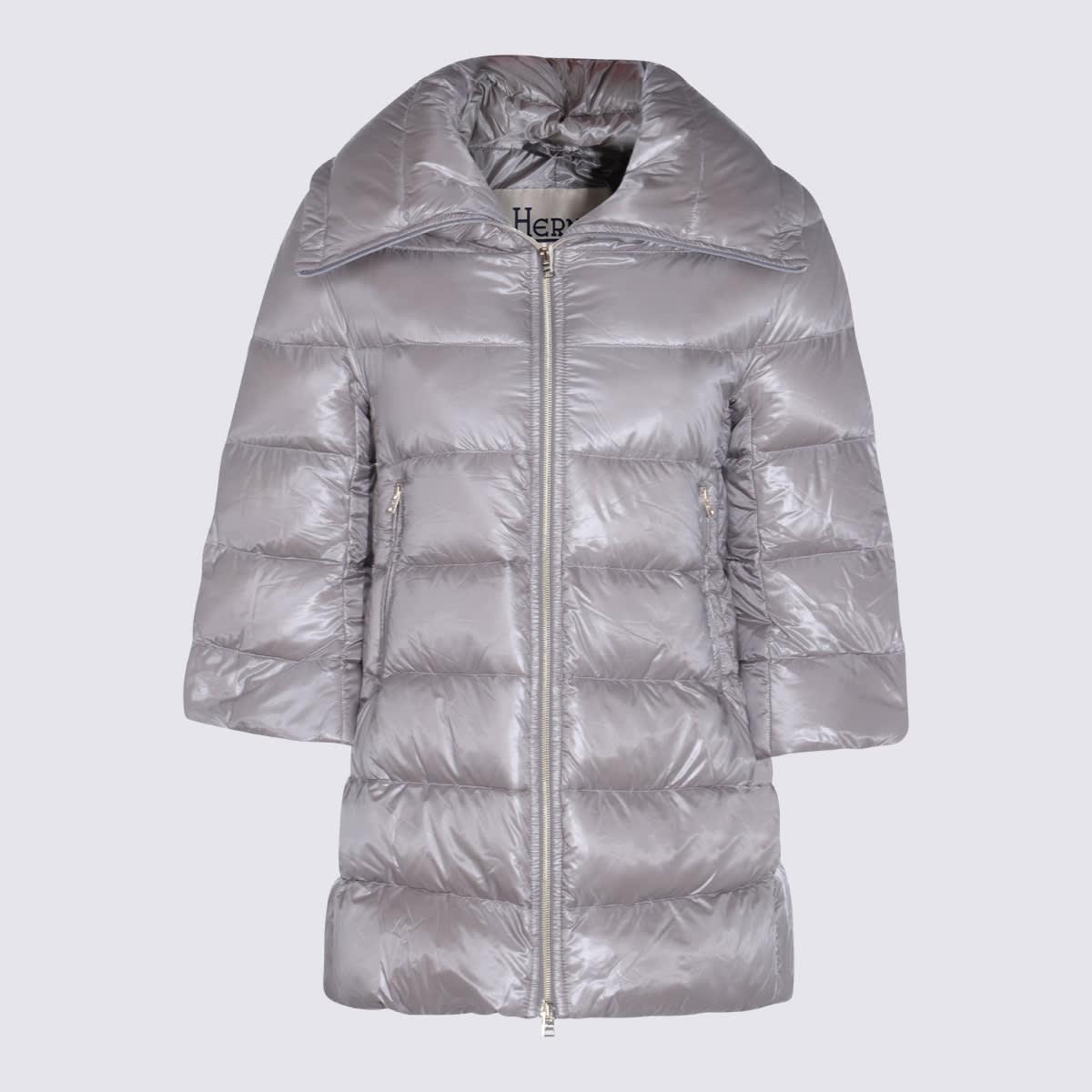 herno grey down jacket