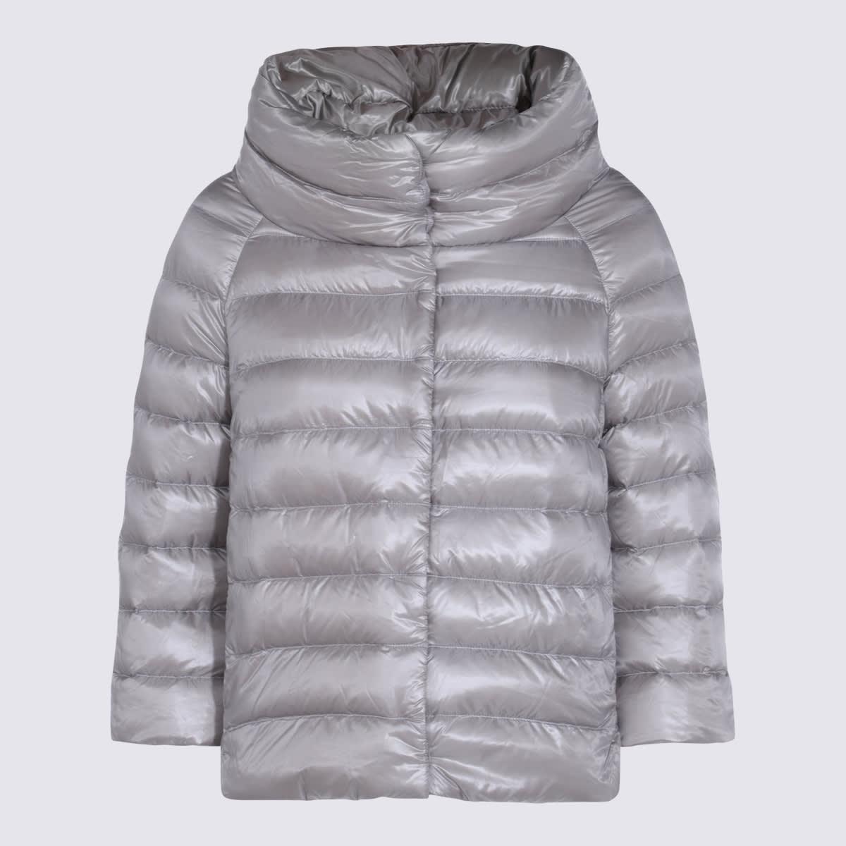 herno grey down jacket