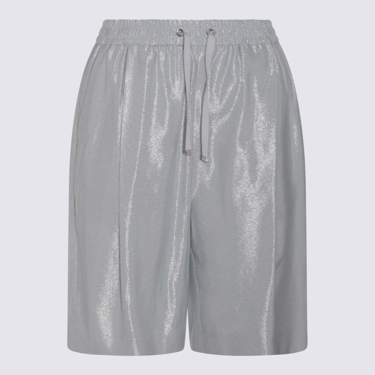 herno grey viscose shorts