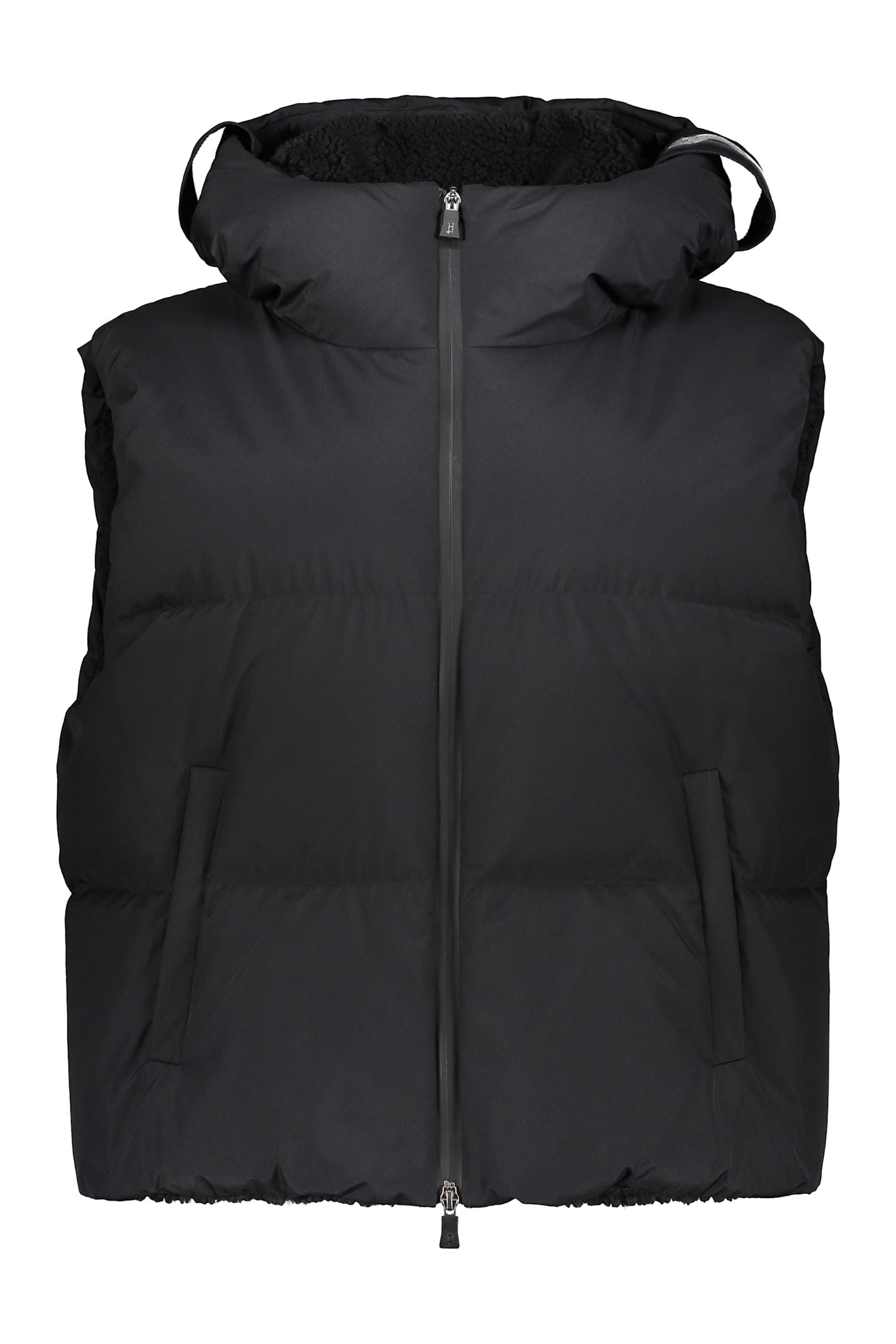 herno hooded bodywarmer