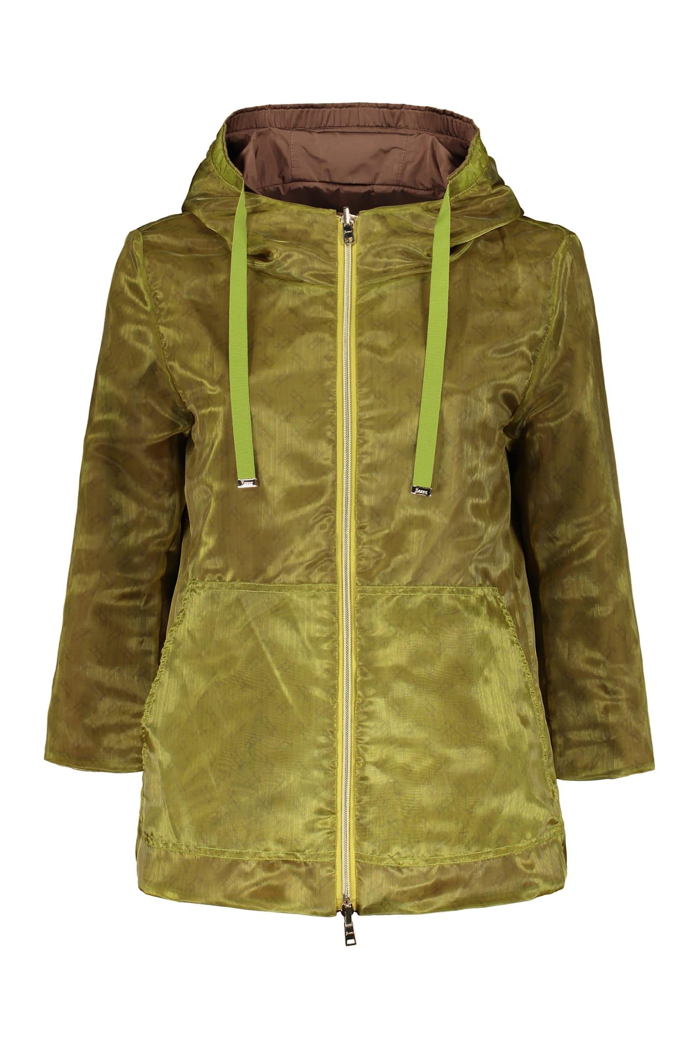 herno hooded reversible jacket