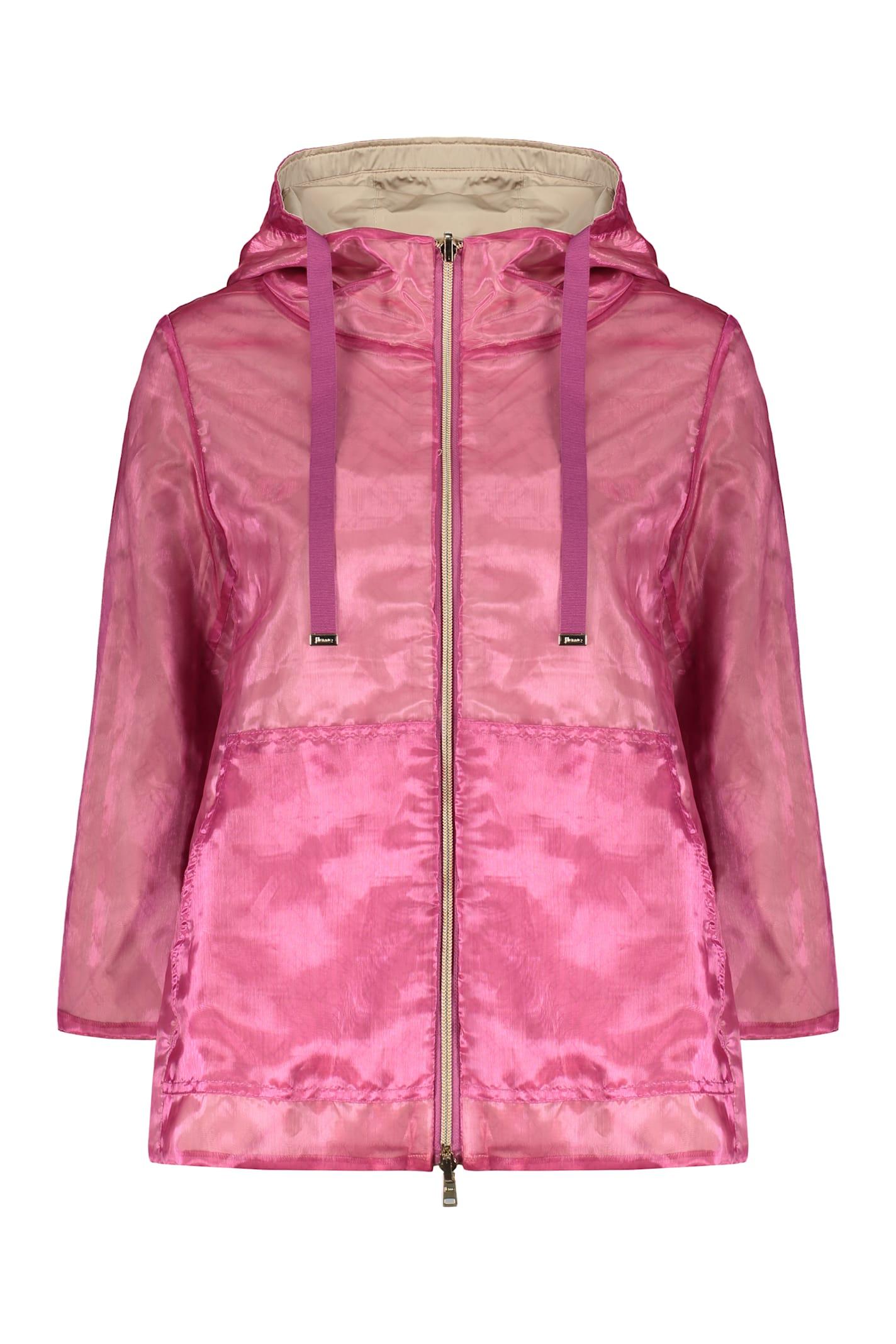 herno hooded reversible jacket