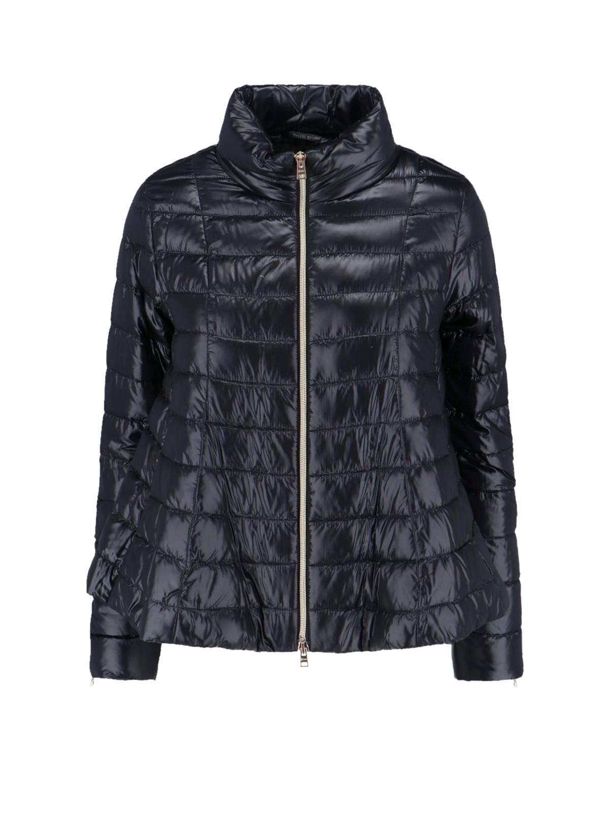 herno jackets black polyamide - women
