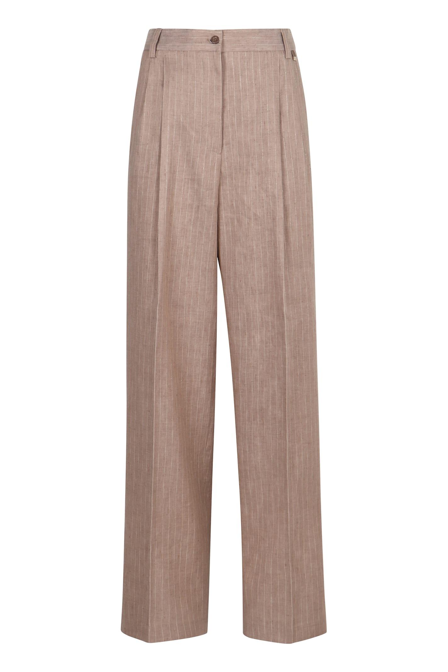 herno linen and cotton trousers