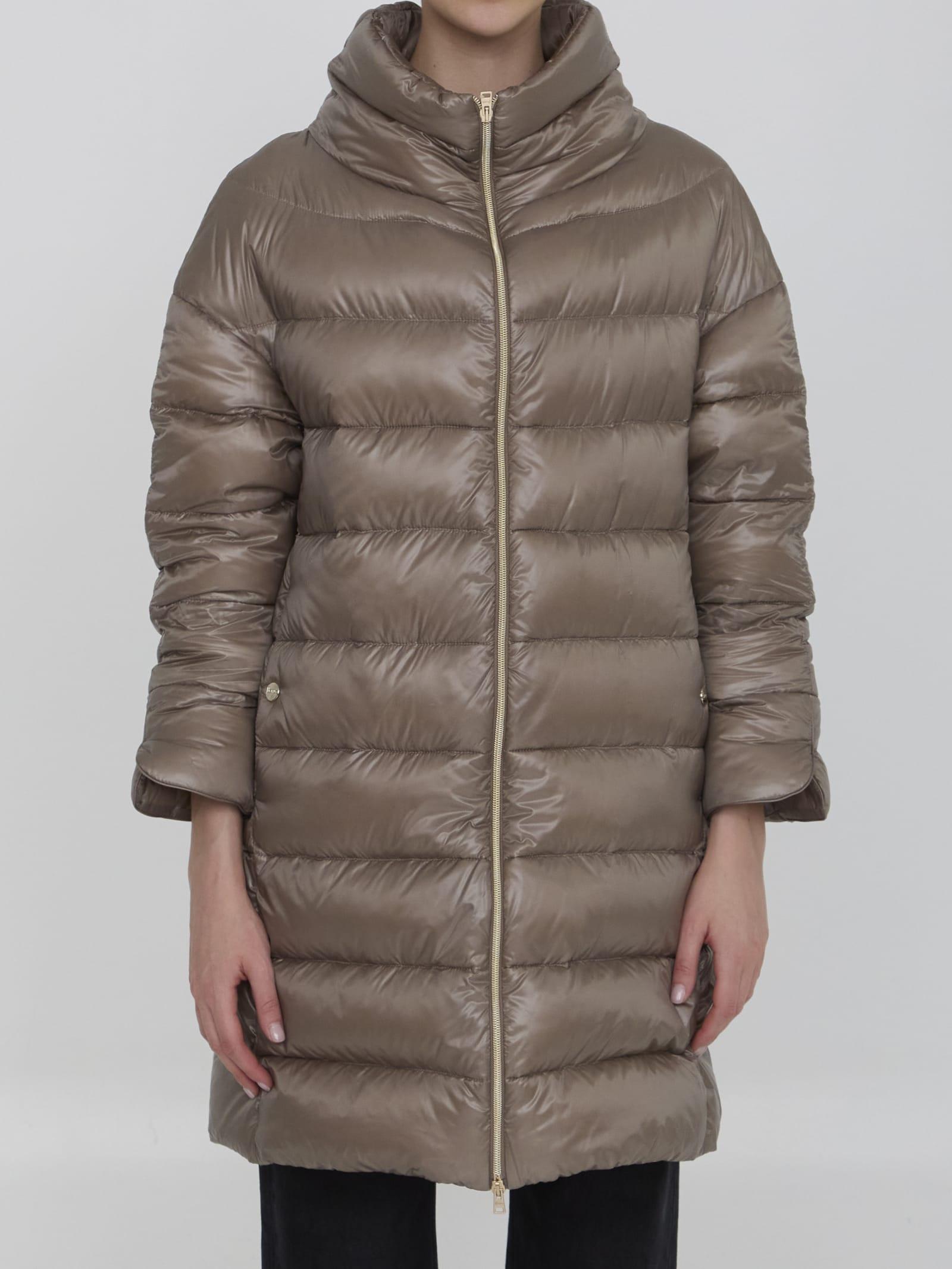 herno matilde down jacket in nylon