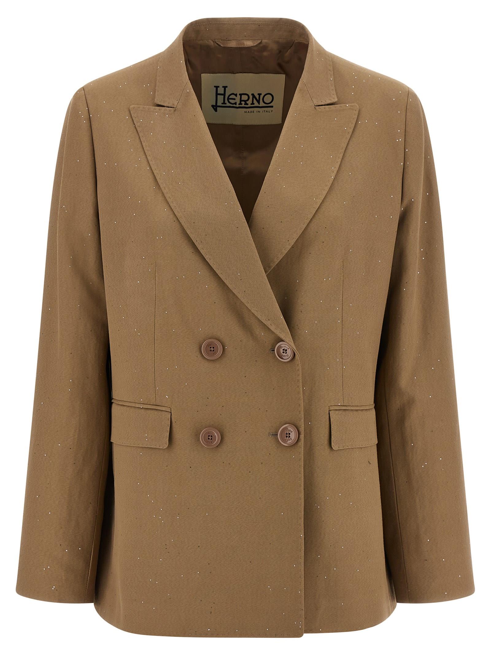 herno micro sequin blazer