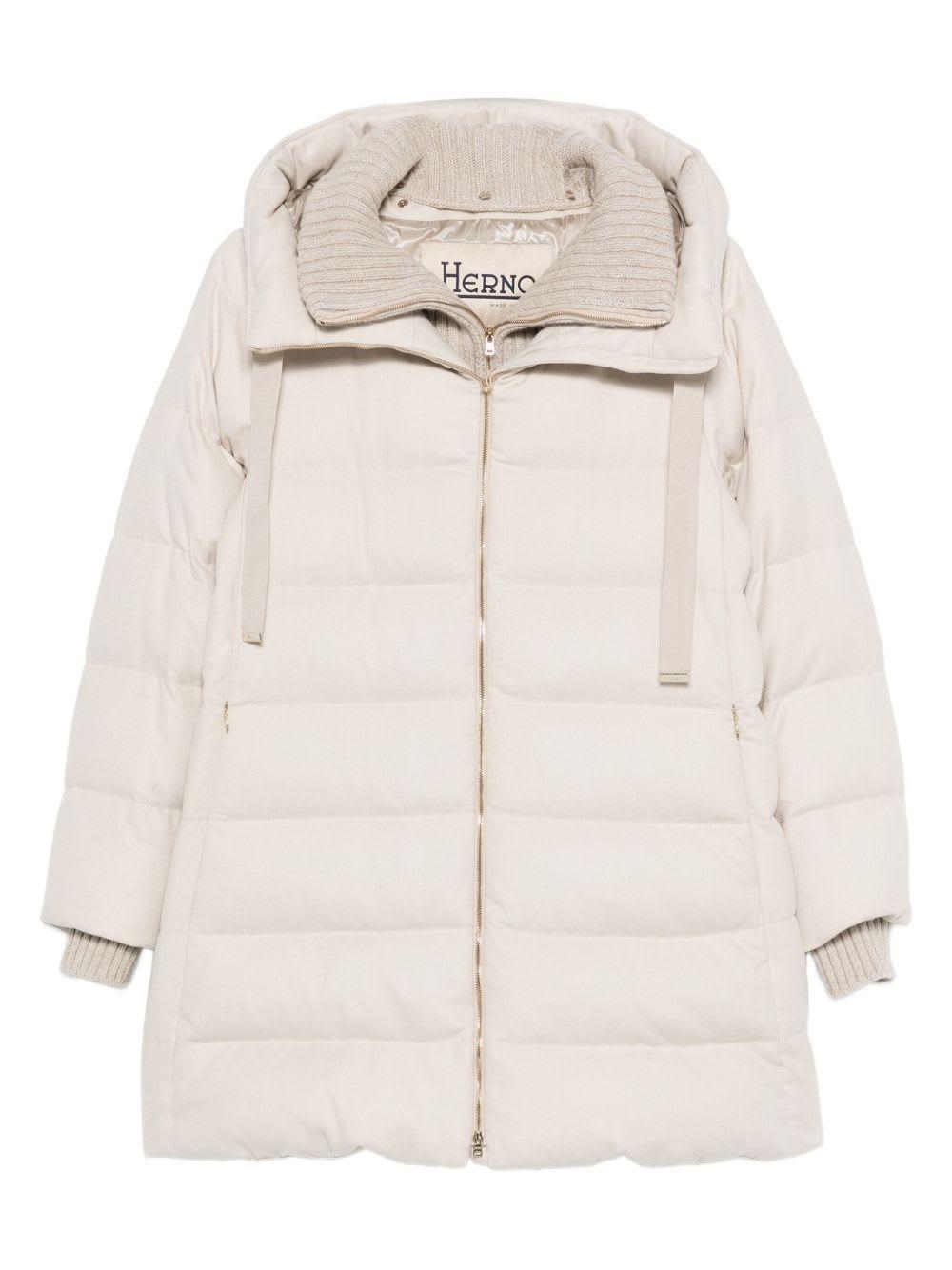 herno midi down jacket