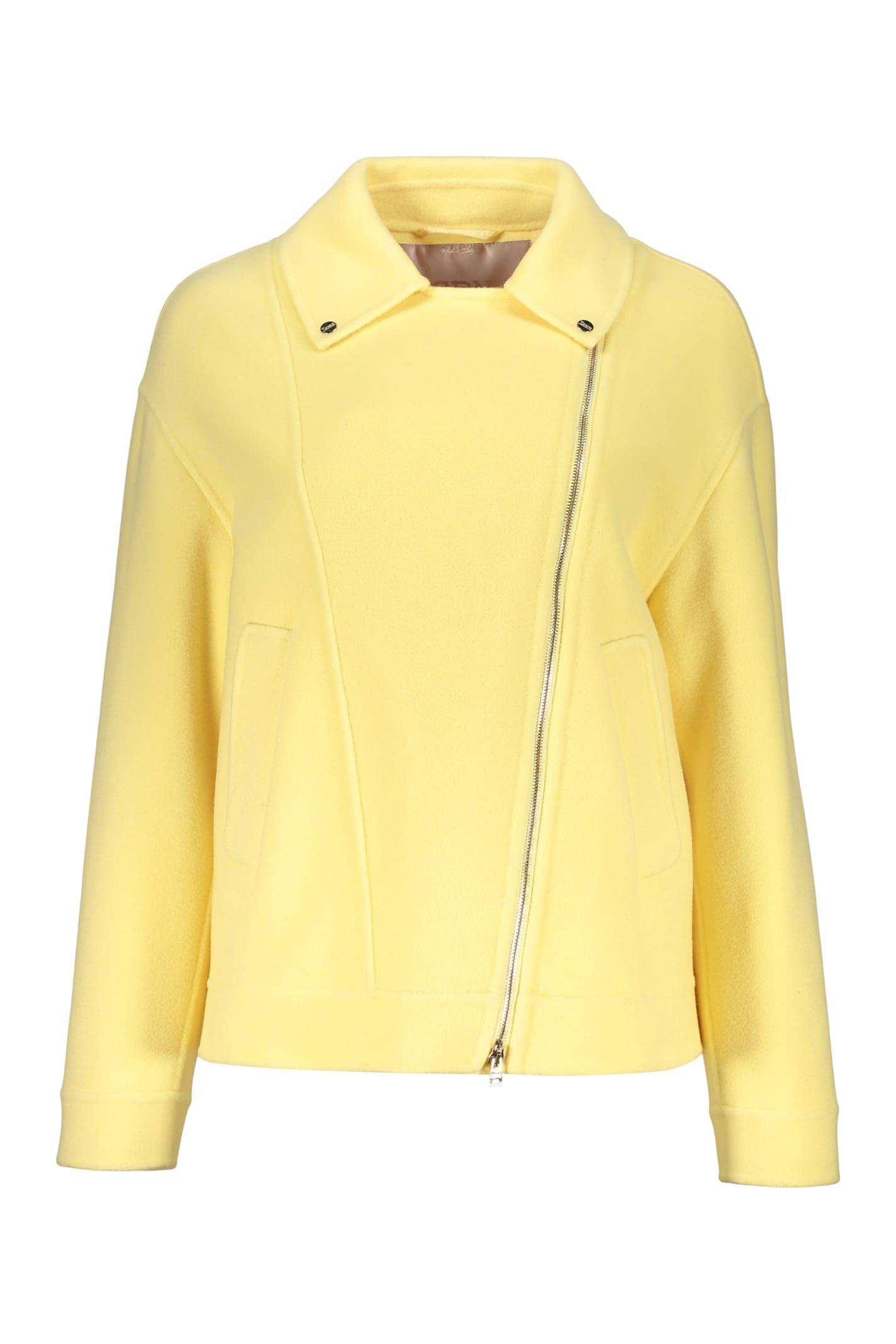 herno modern yellow jacket with zip