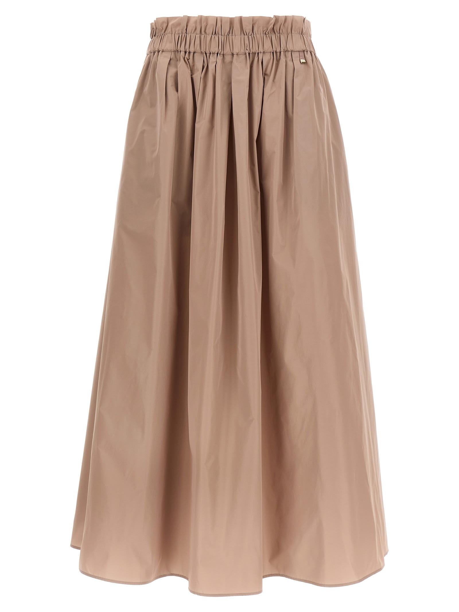 herno new techno taffeta skirt